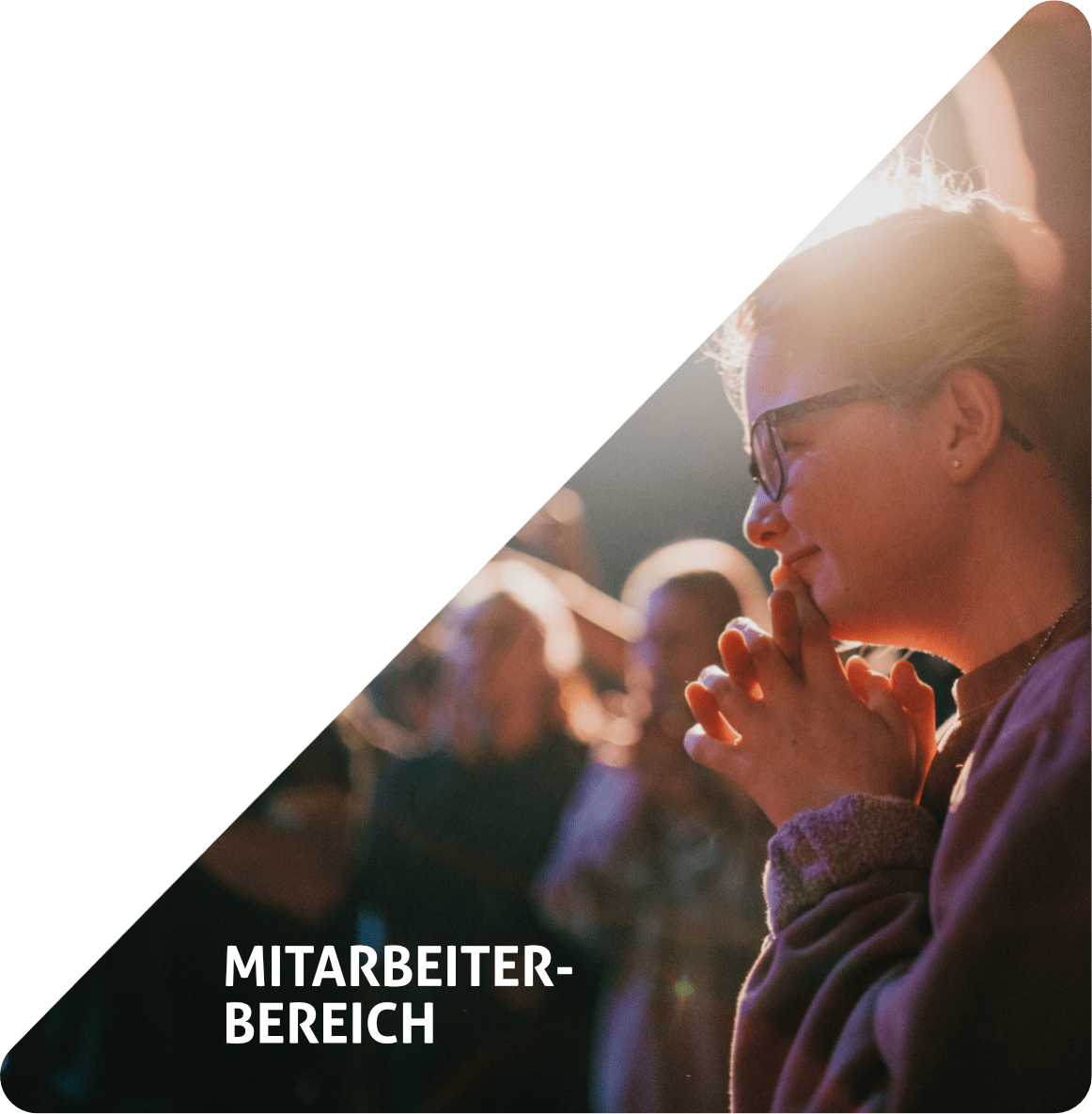 Betende Frau Im Gottesdienst