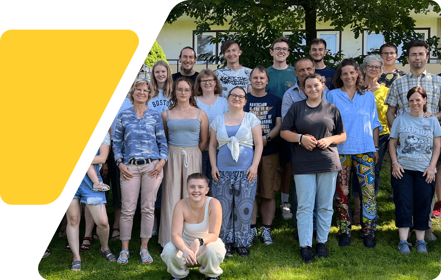 Gruppenfoto Auf Der Gmeindefreizeit